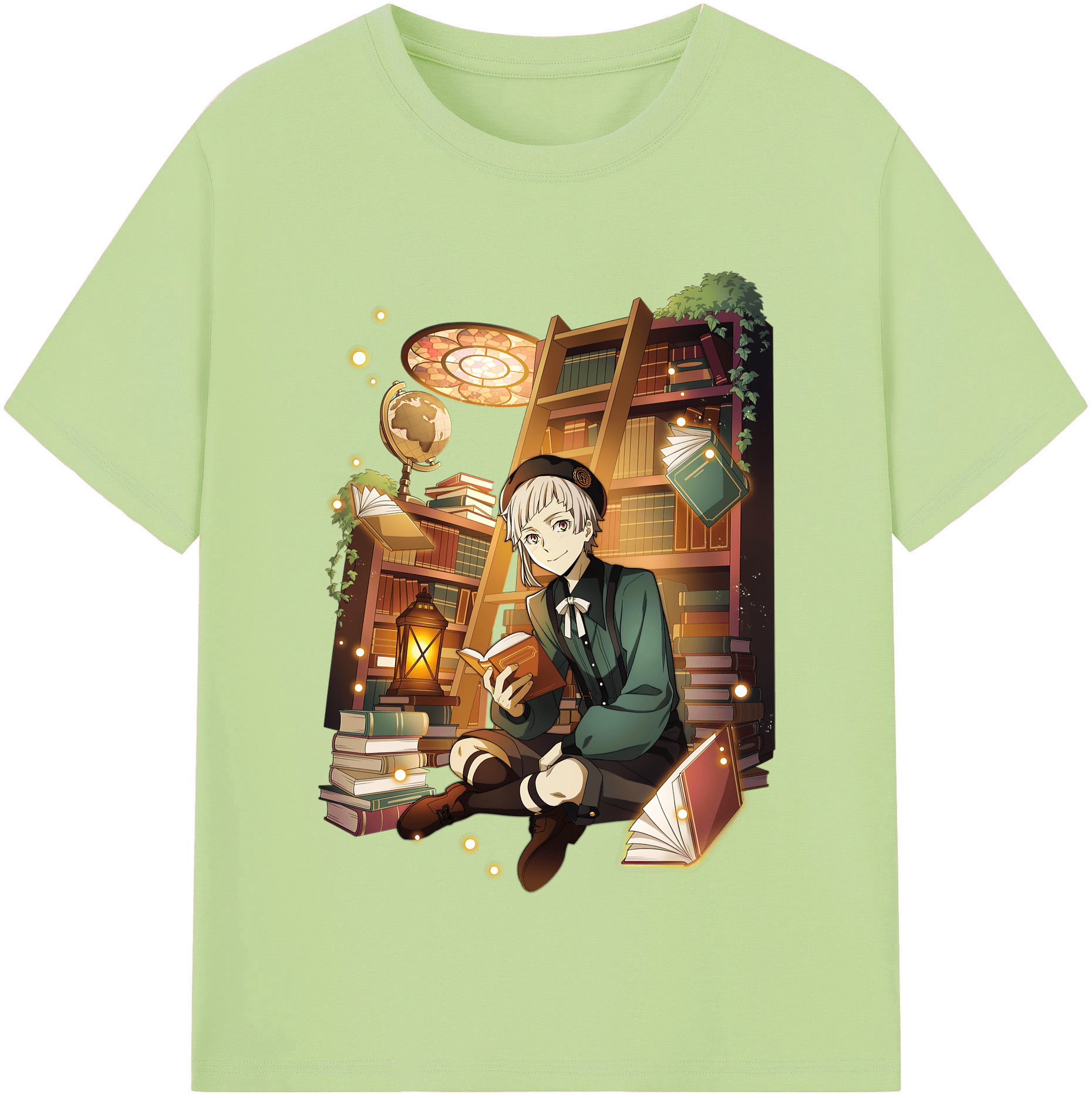 （画像用） 文豪ストレイドッグス Bungo Stray Dogs 綿100％半袖Tシャツ（フロントプリント）